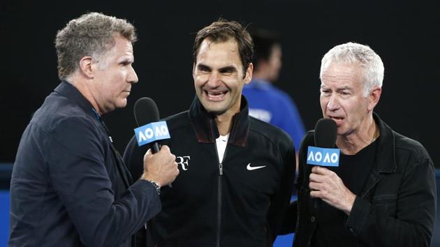 Roger Federer is a consummate media performer. (REUTERS) Roger Federer is a consummate media performer. (REUTERS)