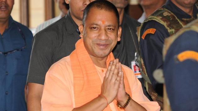 Uttar Pradesh chief minister Yogi Adityanath has visited the southern state on two occasions to attend the BJP’s Parivartan Yatra. (Subhankar Chakraborty/HT PHOTO) Uttar Pradesh chief minister Yogi Adityanath has visited the southern state on two occasions to attend the BJP’s Parivartan Yatra. (Subhankar Chakraborty/HT PHOTO)
