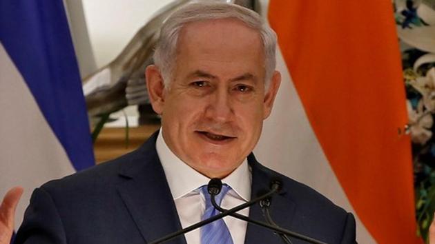 Israeli Prime Minister Benjamin Netanyahu at Hyderabad House in New Delhi. (Reuters) Israeli Prime Minister Benjamin Netanyahu at Hyderabad House in New Delhi. (Reuters)
