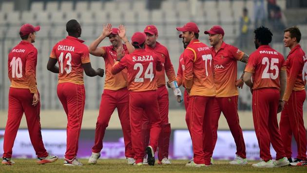 Zimbabwe beat Sri Lanka in the second ODI of the tri-nation series at the Sher-e-Bangla National Cricket Stadium in Mirpur, Dhaka, on Wednesday. Follow full cricket scoreof SL vs ZIM here. (AFP) Zimbabwe beat Sri Lanka in the second ODI of the tri-nation series at the Sher-e-Bangla National Cricket Stadium in Mirpur, Dhaka, on Wednesday. Follow full cricket scoreof SL vs ZIM here. (AFP)