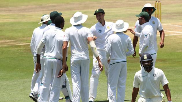 Rohit Sharma fell for 47 as South Africa defeated India by 135 runs to take an unassailable 2-0 lead in the three-Test series against the No. 1 Test team in the world. Get full cricket score of Day 5 of the second Test between India vs South Africa at the SuperSport Park in Centurion, Wednesday.(BCCI)