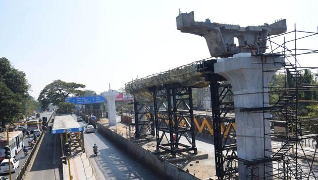Maha-Metro has already started the Metro work between Pimpri-Chinchwad and Range Hills as well as between Vanaz and Shivajingar Godown.(HT PHOTO)