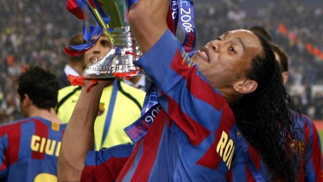 The brother and agent of 2005 Ballon d'Or winner Ronaldinho said on Tuesday that the former Brazil and Barcelona playmaker has retired from football. He is best known for his time in the blue and red of FC Barcelona. (AP) The brother and agent of 2005 Ballon d'Or winner Ronaldinho said on Tuesday that the former Brazil and Barcelona playmaker has retired from football. He is best known for his time in the blue and red of FC Barcelona. (AP)