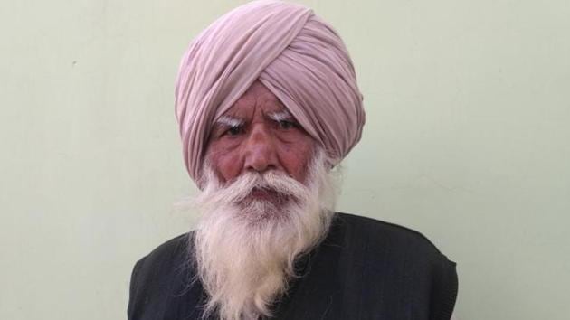 Karnail Singh, 83(HT Photo)