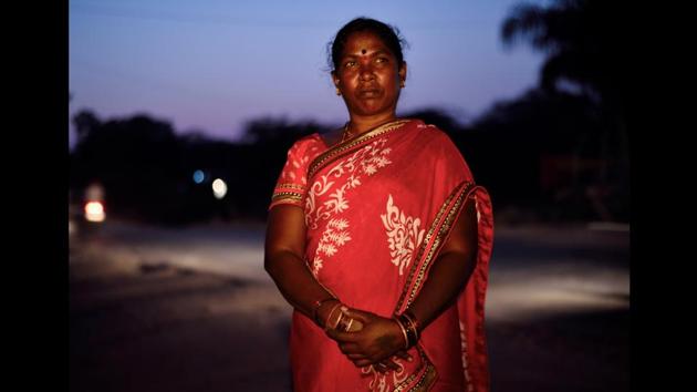 Tulsabai Sankhwad poses for a portrait at Arjapur village in Nanded, Maharashtra. Voted her village’s sarpanch in October 2015, Tulsabai is the first woman, and the first member from the Masan Jogi community -- a de-notified tribe -- to hold this office. Masan Jogis have traditionally been keepers of funereal rites, living in cremation grounds and graveyards, and surviving on alms –shunned in society and shrouded in superstition. (Anshuman Poyrekar / HT Photo) Tulsabai Sankhwad poses for a portrait at Arjapur village in Nanded, Maharashtra. Voted her village’s sarpanch in October 2015, Tulsabai is the first woman, and the first member from the Masan Jogi community -- a de-notified tribe -- to hold this office. Masan Jogis have traditionally been keepers of funereal rites, living in cremation grounds and graveyards, and surviving on alms –shunned in society and shrouded in superstition. (Anshuman Poyrekar / HT Photo)
