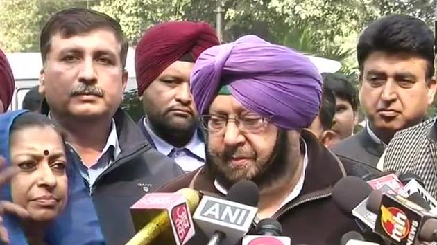 Punjab CM Capt Amarinder talking to the media in Delhi on Thursday. (ANI Photo) Punjab CM Capt Amarinder talking to the media in Delhi on Thursday. (ANI Photo)