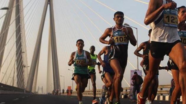 If we had a small mountain to climb with the triathlon — and failed — the Mumbai Marathon was like climbing the Everest. (HT) If we had a small mountain to climb with the triathlon — and failed — the Mumbai Marathon was like climbing the Everest. (HT)