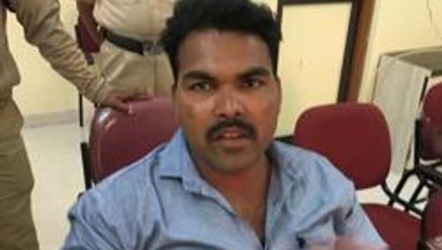 Assistant sub-inspector of the India Reserve Battalion (HT Photo) Assistant sub-inspector of the India Reserve Battalion (HT Photo)
