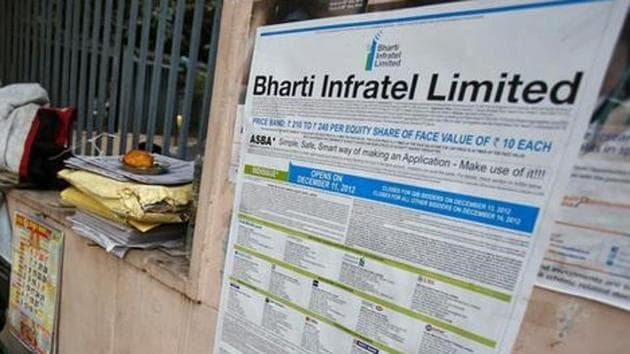 Share price deals of bharti infratel