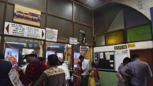 The restoration work is expected to be complete after monsoon and will be done in two phases. Phase one will begin by next month and address the revamping of ticketing windows, the entrance roof and old signage during a four month period. The second phase will involve improvements to the entrance and open spaces in and around the station. (Anshuman Poyrekar / HT Photo) The restoration work is expected to be complete after monsoon and will be done in two phases. Phase one will begin by next month and address the revamping of ticketing windows, the entrance roof and old signage during a four month period. The second phase will involve improvements to the entrance and open spaces in and around the station. (Anshuman Poyrekar / HT Photo)
