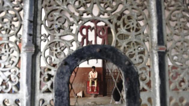 A monogram of the Great Indian Peninsular Railway (GIPR) seen at a ticketing window. The restoration is being undertaken by conservation architect Abha Lambah, Minal Bajaj, trustee of Bajaj Group, and Shaina NC, politician and trustee of the NGO I Love Mumbai. Designs are currently being planned and will be implemented once permission has been sought from the heritage panel. (Anshuman Poyrekar / HT Photo) A monogram of the Great Indian Peninsular Railway (GIPR) seen at a ticketing window. The restoration is being undertaken by conservation architect Abha Lambah, Minal Bajaj, trustee of Bajaj Group, and Shaina NC, politician and trustee of the NGO I Love Mumbai. Designs are currently being planned and will be implemented once permission has been sought from the heritage panel. (Anshuman Poyrekar / HT Photo)