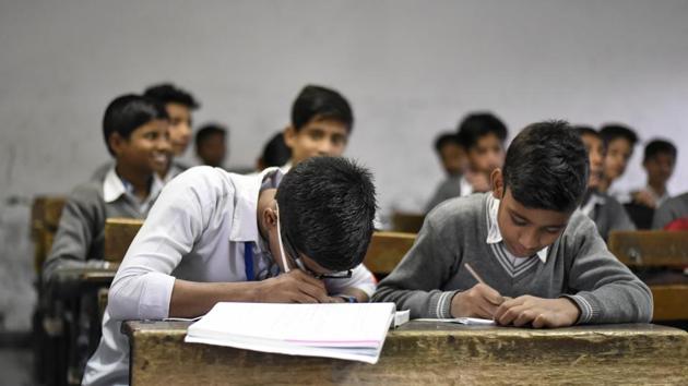 Three students of Munshi Singh College have been given marks in subjects they have not taken. (Burhaan Kinu/HT PHOTO/Representative Image) Three students of Munshi Singh College have been given marks in subjects they have not taken. (Burhaan Kinu/HT PHOTO/Representative Image)