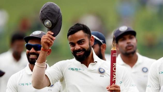 Virat Kohli’s imperious form with the bat in 2017 has seen him being named as the winner of the Sir Garfield Sobers Trophy for Cricketer of the Year by the International Cricket Council (ICC), with the Indian cricket team captain also winning the ODI Cricketer of the Year accolade. (Dinuka Liyanawatte / REUTERS File) Virat Kohli’s imperious form with the bat in 2017 has seen him being named as the winner of the Sir Garfield Sobers Trophy for Cricketer of the Year by the International Cricket Council (ICC), with the Indian cricket team captain also winning the ODI Cricketer of the Year accolade. (Dinuka Liyanawatte / REUTERS File)