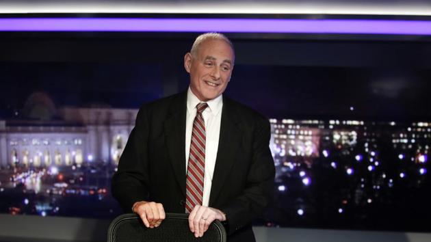White House chief of staff John Kelly appears on Special Report with Bret Baier on Fox News in Washington on Wednesday. (AP) White House chief of staff John Kelly appears on Special Report with Bret Baier on Fox News in Washington on Wednesday. (AP)