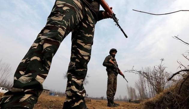 Policemen stand guard outside the Central Reserve Police Force (CRPF) training centre. (Reuters File Photo) Policemen stand guard outside the Central Reserve Police Force (CRPF) training centre. (Reuters File Photo)