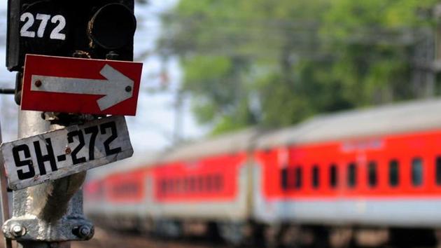 A Rajdhani Express leaving from New Delhi station. (Ht File Photo) A Rajdhani Express leaving from New Delhi station. (Ht File Photo)