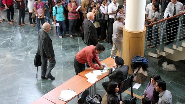 According to the colleges, many of the volume-hiring companies are also seem to prefer candidates with niche skills.(HT File Photo) According to the colleges, many of the volume-hiring companies are also seem to prefer candidates with niche skills.(HT File Photo)