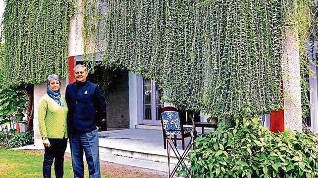 Preeti and KS Gill at Majha House in Amritsar. (HT Photo) Preeti and KS Gill at Majha House in Amritsar. (HT Photo)
