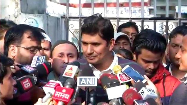 Aam Aadmi Party leader Saurabh Bhardwaj refuted the reports and said that no hearing has been held before the Election Commission yet. (ANI Photo) Aam Aadmi Party leader Saurabh Bhardwaj refuted the reports and said that no hearing has been held before the Election Commission yet. (ANI Photo)