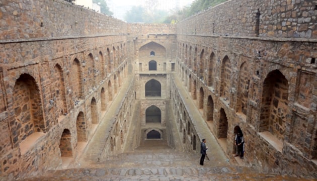 Agrasen ki Baoli in Delhi is a relatively spotless stepwell.(Courtesy: Victoria Lautman)