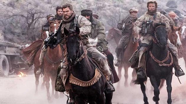 Under the leadership of a gung-ho captain (Chris Hemsworth), a 12-member American special forces team is tasked with wiping out a Taliban stronghold.