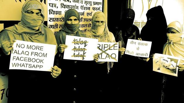 The woman has alleged that her husband gave her triple talaq on December 22, 2017. (HT File Photo) The woman has alleged that her husband gave her triple talaq on December 22, 2017. (HT File Photo)