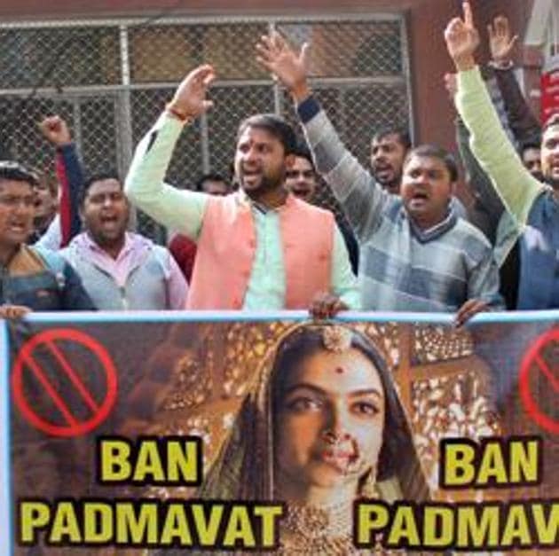 Rajput organisations have been demanding ban on the screening of film 'Padmaavat' directed by Sanjay Leela Bhansali. (PTI File Photo) Rajput organisations have been demanding ban on the screening of film 'Padmaavat' directed by Sanjay Leela Bhansali. (PTI File Photo)