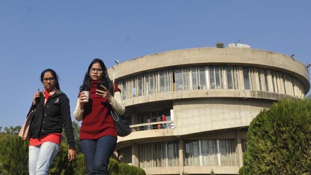 STUDENT CENTRE at the Panjab University. (Sanjeev Sharma/HT )