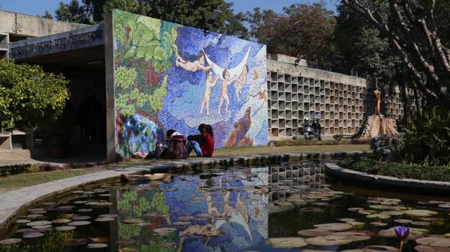 The Government College of Art in Sector 10 is a nucleus institution of its kind in Punjab, Haryana, Himachal and J&K. (Sanjeev Sharma/HT )