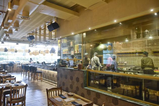 Taftoon at BKC, Mumbai, servies cuisisnes from the Grand Trunk Road, but is thankfully lacking in the kitschy decor that usually accompanies restaurants serving food of a particular region or community. (Aalok Soni/ Hindustan Times)