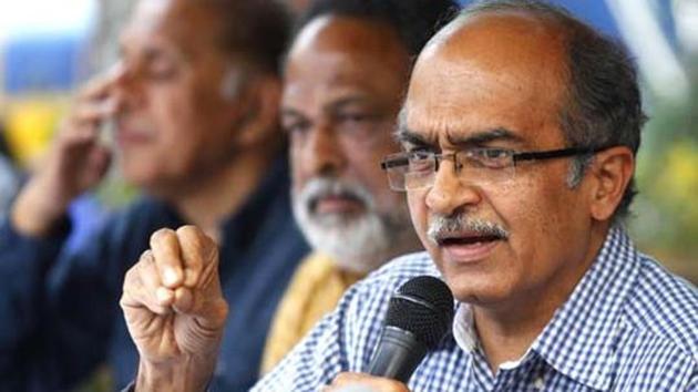 Prashant Bhushan (HT File Photo) Prashant Bhushan (HT File Photo)