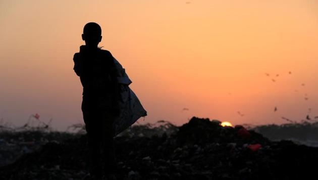 Ayoub Mohammed Ruzaiq, 11, stands atop a garbage mound where he collects recyclables in Hodeidah, Yemen. After persistent Saudi-led air strikes in northwest Yemen, families like Ruzaiq’s packed their belongings and fled to the relative safety of Hodeidah on the Red Sea. But with no money, relatives or shelter, his 18-member family joined a growing number of displaced Yemenis living on or next to the city’s garbage dump. (Abduljabbar Zeyad / REUTERS) Ayoub Mohammed Ruzaiq, 11, stands atop a garbage mound where he collects recyclables in Hodeidah, Yemen. After persistent Saudi-led air strikes in northwest Yemen, families like Ruzaiq’s packed their belongings and fled to the relative safety of Hodeidah on the Red Sea. But with no money, relatives or shelter, his 18-member family joined a growing number of displaced Yemenis living on or next to the city’s garbage dump. (Abduljabbar Zeyad / REUTERS)