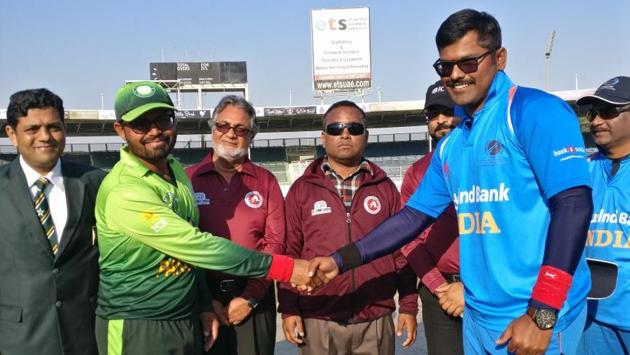India won the toss and sent Pakistan to bat first. (Twitter) India won the toss and sent Pakistan to bat first. (Twitter)