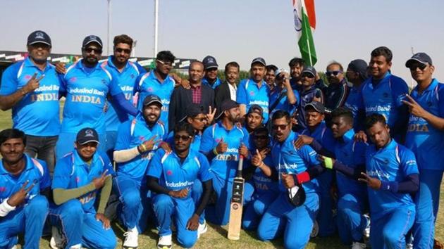 India are also the T20 world champions in blind cricket. (Twitter) India are also the T20 world champions in blind cricket. (Twitter)