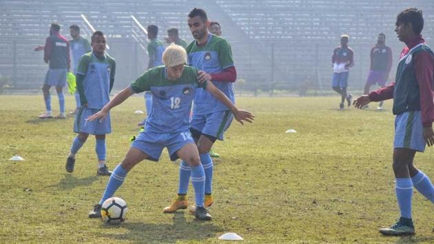 Mohun Bagan face East Bengal in the I-League Kolkata Derby on Sunday. (AIFF) Mohun Bagan face East Bengal in the I-League Kolkata Derby on Sunday. (AIFF)