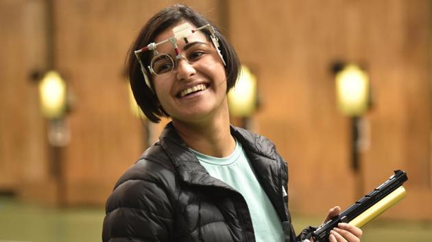 Heenu Sidhu: Ludhiana-born Heena became first Indian woman to win gold in World Cup Shooting. She won gold in women’s 10m air-pistol at the Commonwealth shooting event. Her pairing with Jitu Rai at ISSF World Cup won gold. She won bronze in women’s 10 air pistol at Grand Prix of Liberation Plaza Shooting tourney. (HT Photo)