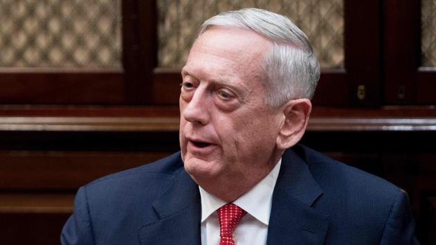 (FILES) This file photo taken on November 28, 2017 shows US Secretary of Defense James Mattis making a statement at the White House in Washington, DC. (AFP) (FILES) This file photo taken on November 28, 2017 shows US Secretary of Defense James Mattis making a statement at the White House in Washington, DC. (AFP)