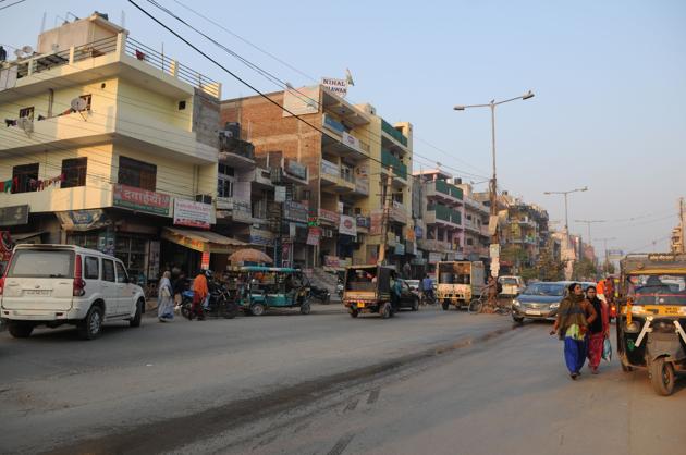 The spot where the SUV hit the police officer on the intervening night of January 7 and 8. (Parveen Kumar/HT FILE) The spot where the SUV hit the police officer on the intervening night of January 7 and 8. (Parveen Kumar/HT FILE)