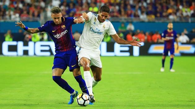 Neymar, who has so far played against Real Madrid, may now play for the La Liga club. (AFP) Neymar, who has so far played against Real Madrid, may now play for the La Liga club. (AFP)