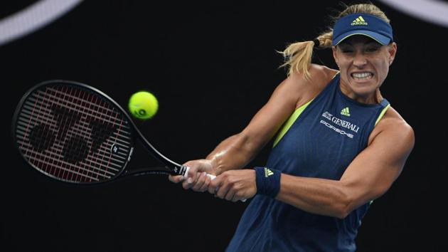 Maria Sharapova was no match for Angelique Kerber who clinched the match 6-1, 6-3. (AFP) 