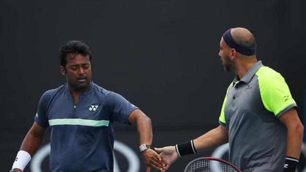 Leander Paes and Purav Raja lost in the Australian Open 2018, ending India’s challenge at the men’s doubles. (Getty Images) Leander Paes and Purav Raja lost in the Australian Open 2018, ending India’s challenge at the men’s doubles. (Getty Images)