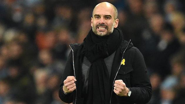 Pep Guardiola-coached Manchester City defeated Newcastle United 3-1 in a Premier League game at the Etihad Stadium on Saturday. (AFP) Pep Guardiola-coached Manchester City defeated Newcastle United 3-1 in a Premier League game at the Etihad Stadium on Saturday. (AFP)