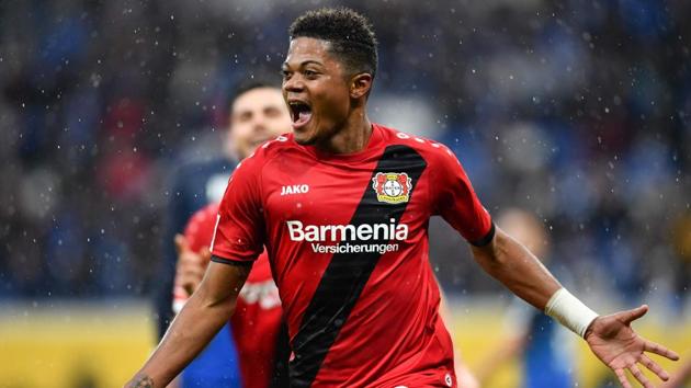 Leon Bailey is reportedly been chased by big clubs like Manchester United, Chelsea and Arsenal and his performance for Bayer Leverkusen has continued to raise interest. (AFP) Leon Bailey is reportedly been chased by big clubs like Manchester United, Chelsea and Arsenal and his performance for Bayer Leverkusen has continued to raise interest. (AFP)