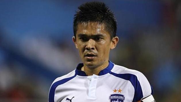 Bengaluru FC named a 30-man squad for the upcoming preliminary and playoff stages of 2018 AFC Cup, which will be led by Sunil Chhetri.(Getty Images)