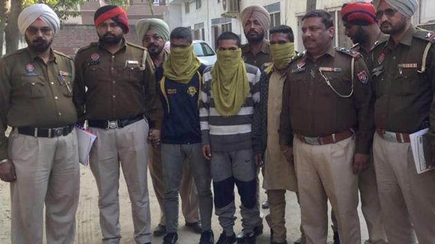 The accused were arrested from Phagwara, 11 days after the victim’s mutilated body was found. (HT photo) The accused were arrested from Phagwara, 11 days after the victim’s mutilated body was found. (HT photo)