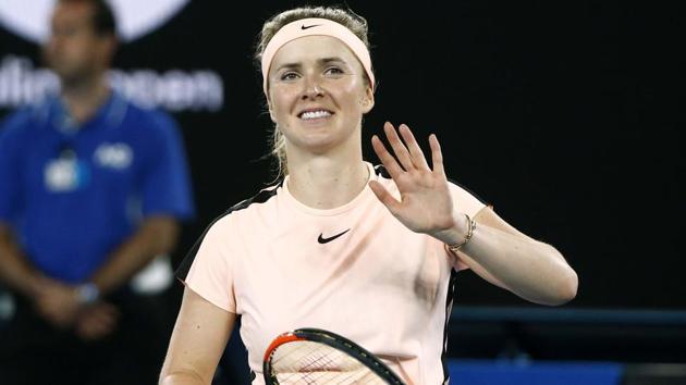 Elina Svitolina dropped just three games before powering past qualifier Denisa Allertova 6-3, 6-0 and into the quarter-finals. (REUTERS) Elina Svitolina dropped just three games before powering past qualifier Denisa Allertova 6-3, 6-0 and into the quarter-finals. (REUTERS)