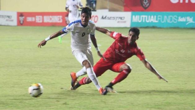 Churchill Brothers defeated Indian Arrows in their I-League encounter in Vasco on Monday. (AIFF) Churchill Brothers defeated Indian Arrows in their I-League encounter in Vasco on Monday. (AIFF)