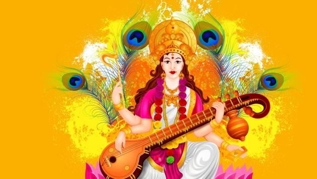 It was a day of mirth for children, for whom Saraswati puja is a “no study” day.(Shutterstock)