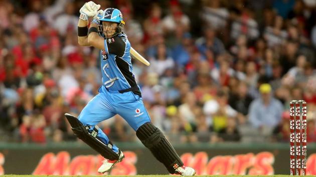Adelaide Strikers’ Colin Ingram bats during the Big Bash League match between the Melbourne Renegades and the Adelaide Strikers at Etihad Stadium on January 22, 2018 in Melbourne, Australia. (Getty Images) Adelaide Strikers’ Colin Ingram bats during the Big Bash League match between the Melbourne Renegades and the Adelaide Strikers at Etihad Stadium on January 22, 2018 in Melbourne, Australia. (Getty Images)