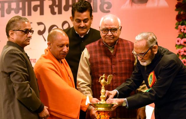 Adityanath said the temple run of a Congress leader whose forefather had described himself as an “accidental Hindu” was no accident. (Subhankar Chakraborty/HT PHOTO) Adityanath said the temple run of a Congress leader whose forefather had described himself as an “accidental Hindu” was no accident. (Subhankar Chakraborty/HT PHOTO)